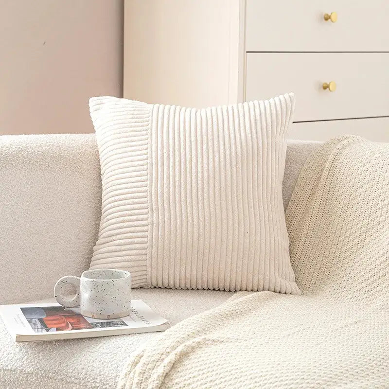 Corduroy Striped Body Pillow