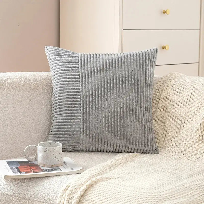 Corduroy Striped Body Pillow