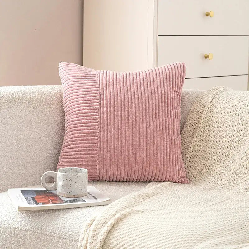 Corduroy Striped Body Pillow