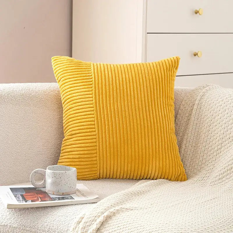Corduroy Striped Body Pillow