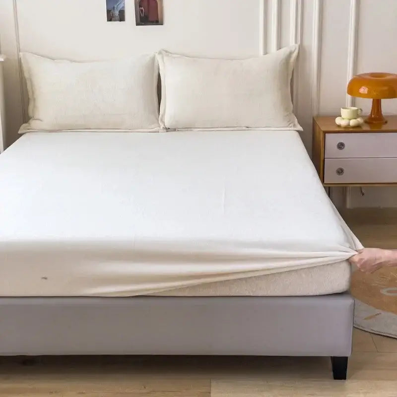 Flannel Plush Bed Sheet Set
