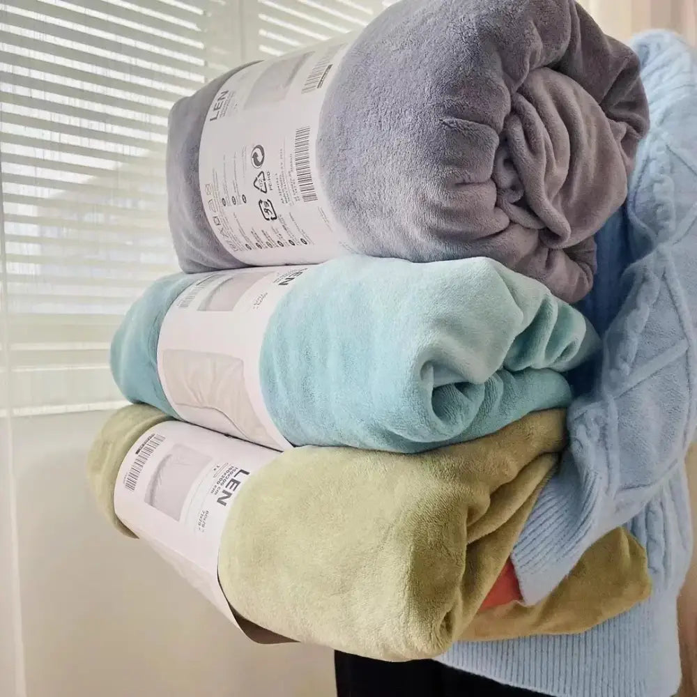 Flannel Plush Bed Sheet Set