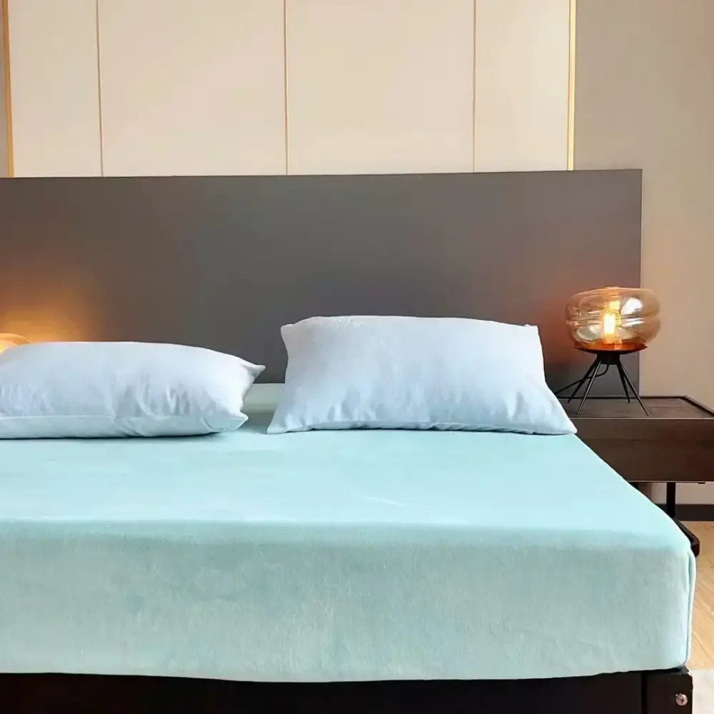 Flannel Plush Bed Sheet Set