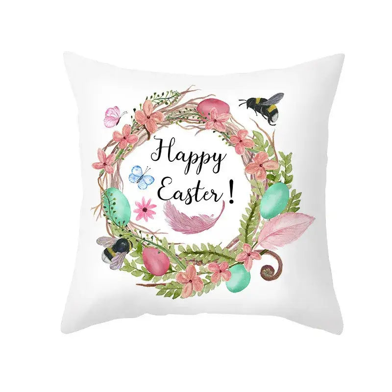Easter Bunny Pillow Cover