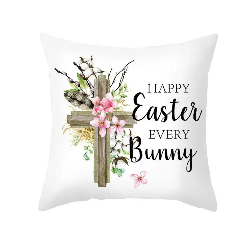 Easter Bunny Pillow Cover