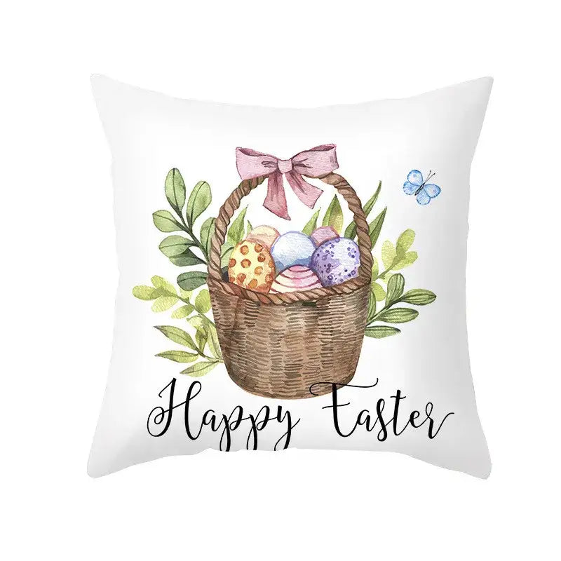 Easter Bunny Pillow Cover