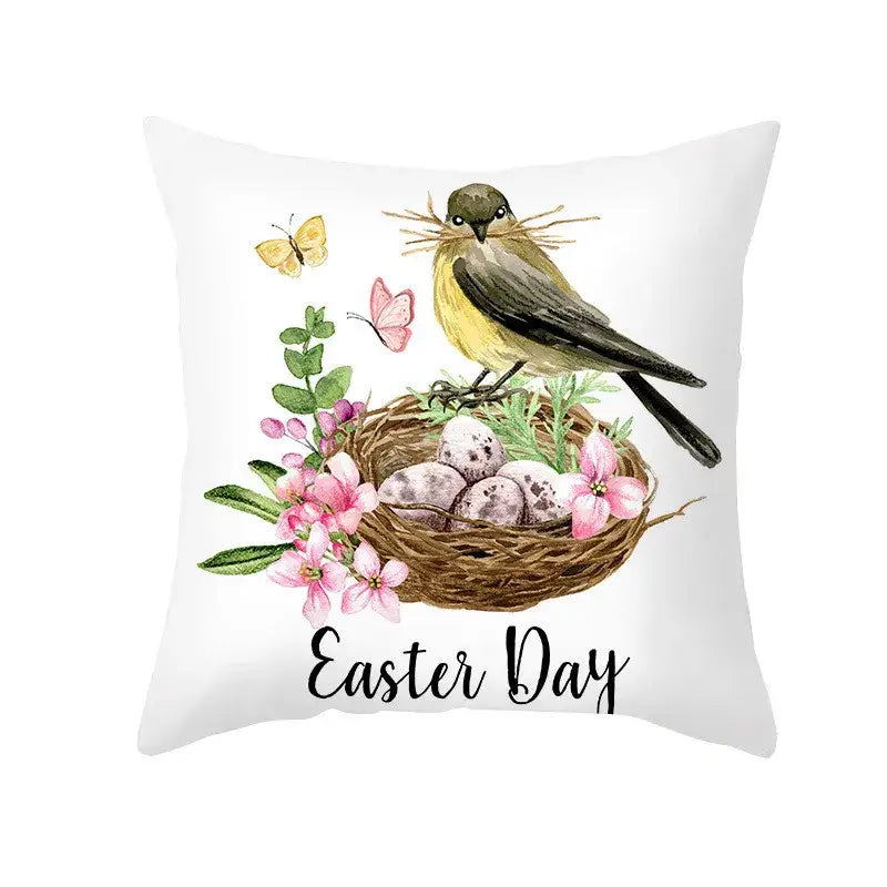 Easter Bunny Pillow Cover