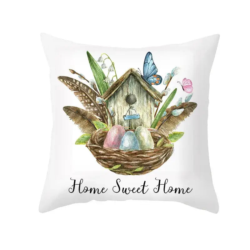 Easter Bunny Pillow Cover