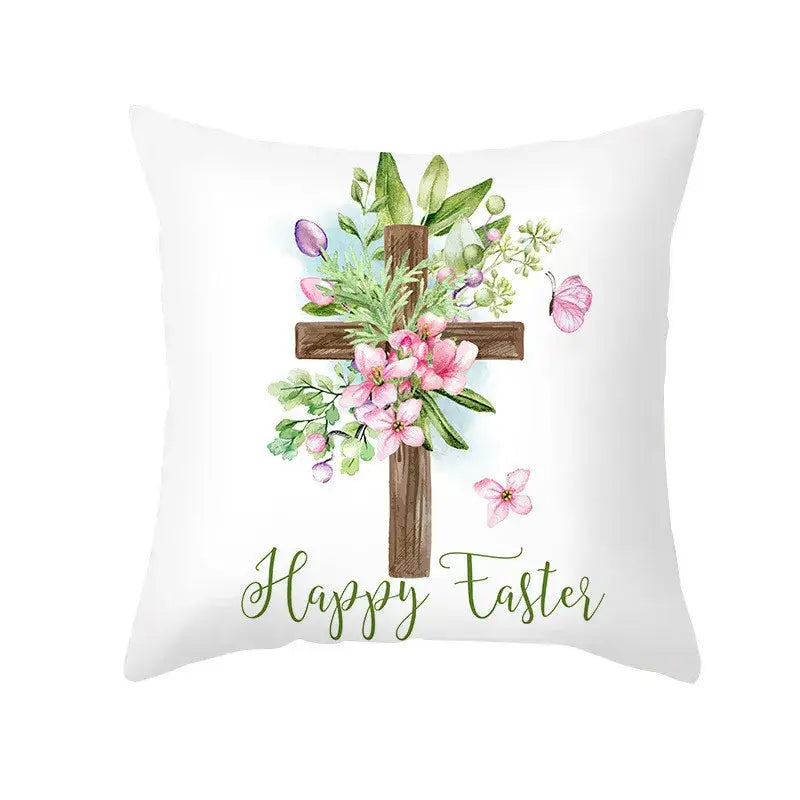 Easter Bunny Pillow Cover