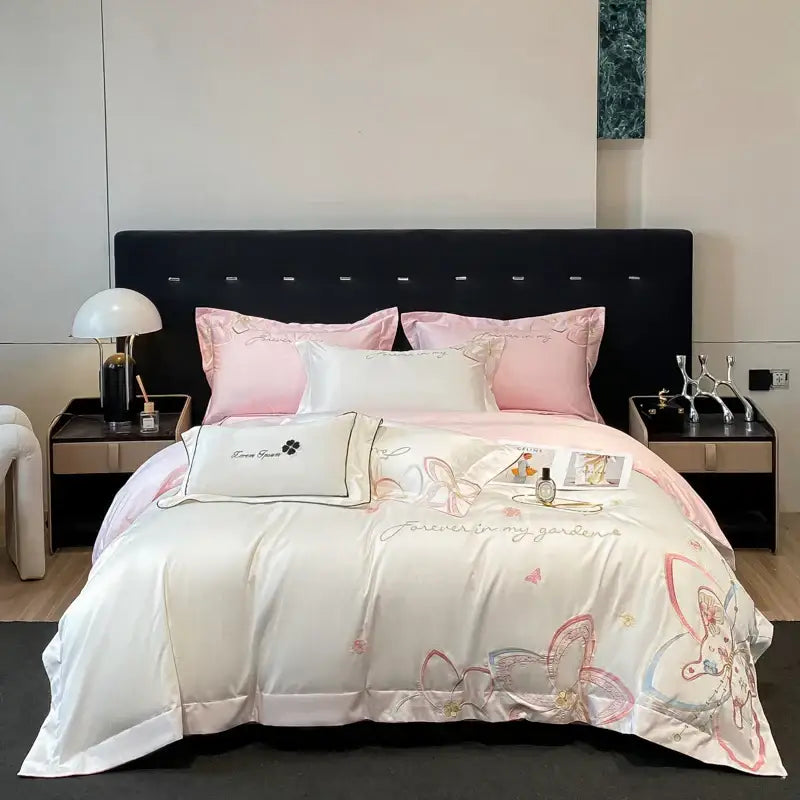 Butterfly Flowers Bedding Set