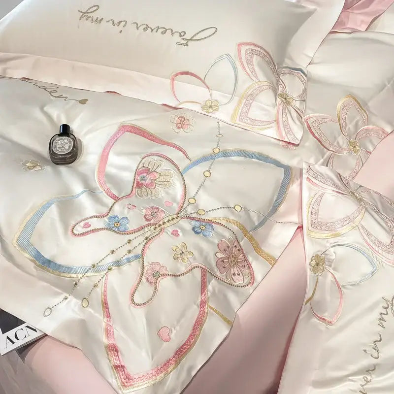 Butterfly Flowers Bedding Set