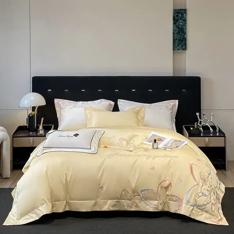 Butterfly Flowers Bedding Set