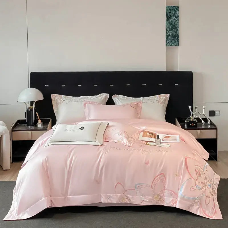 Butterfly Flowers Bedding Set