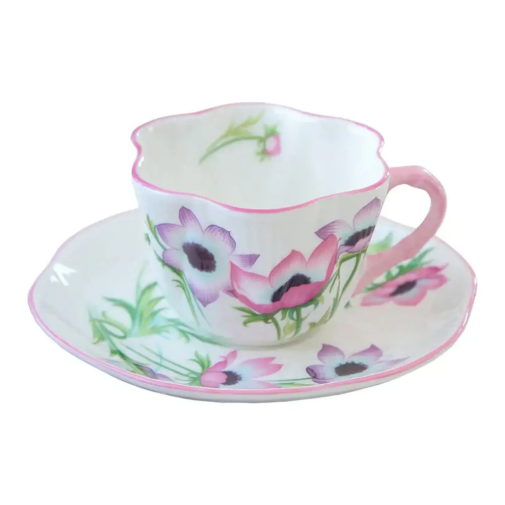 Porcelain Floral Coffee Set