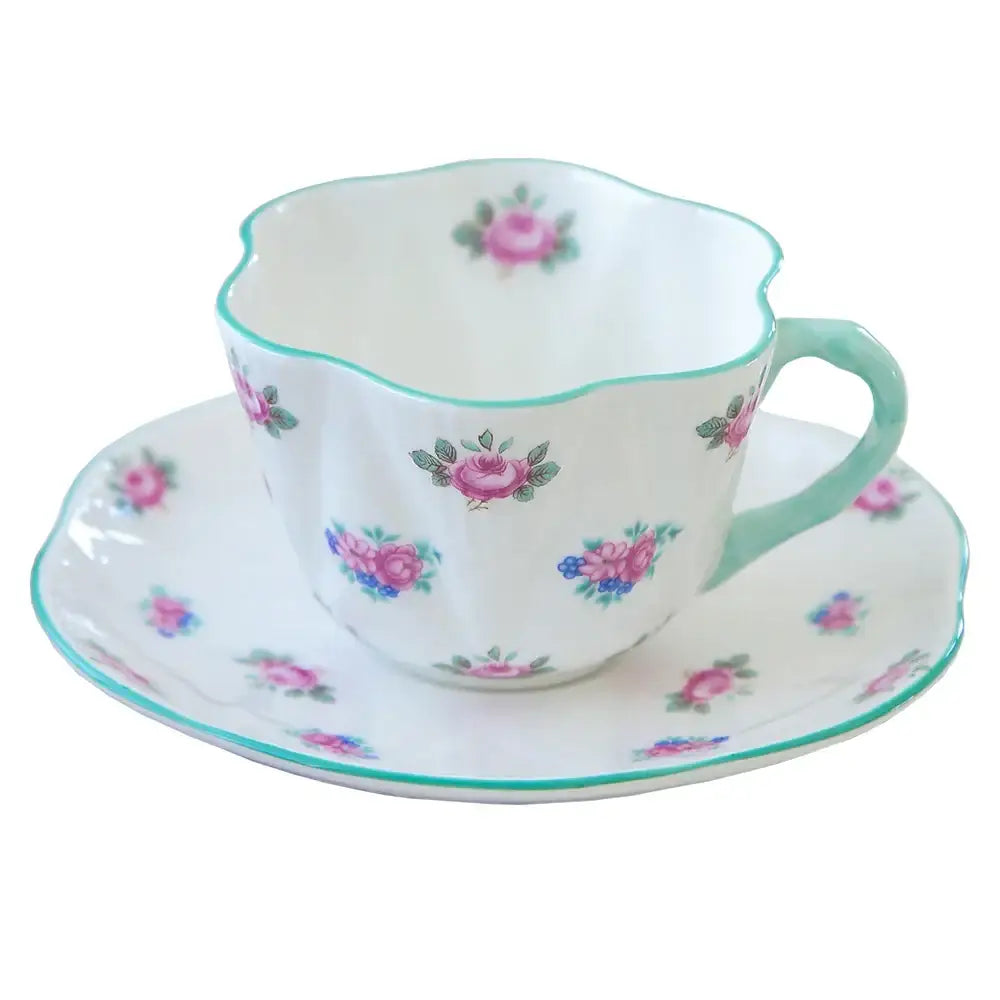 Porcelain Floral Coffee Set