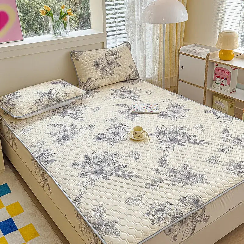 Latex Quilted Fitted Sheet