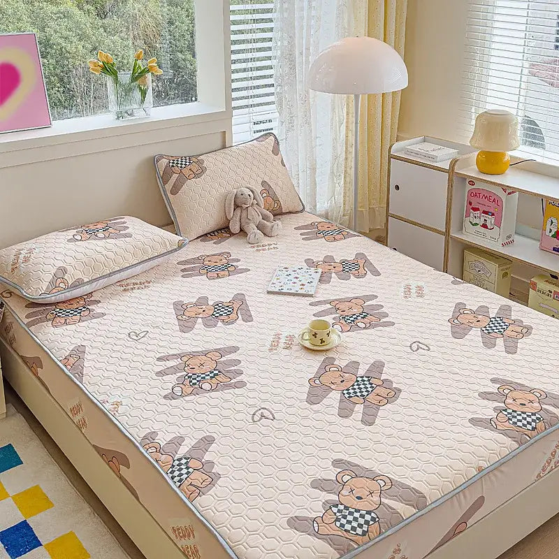 Latex Quilted Fitted Sheet