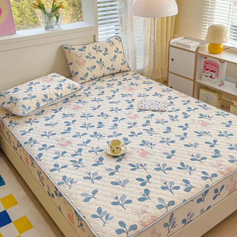Latex Quilted Fitted Sheet