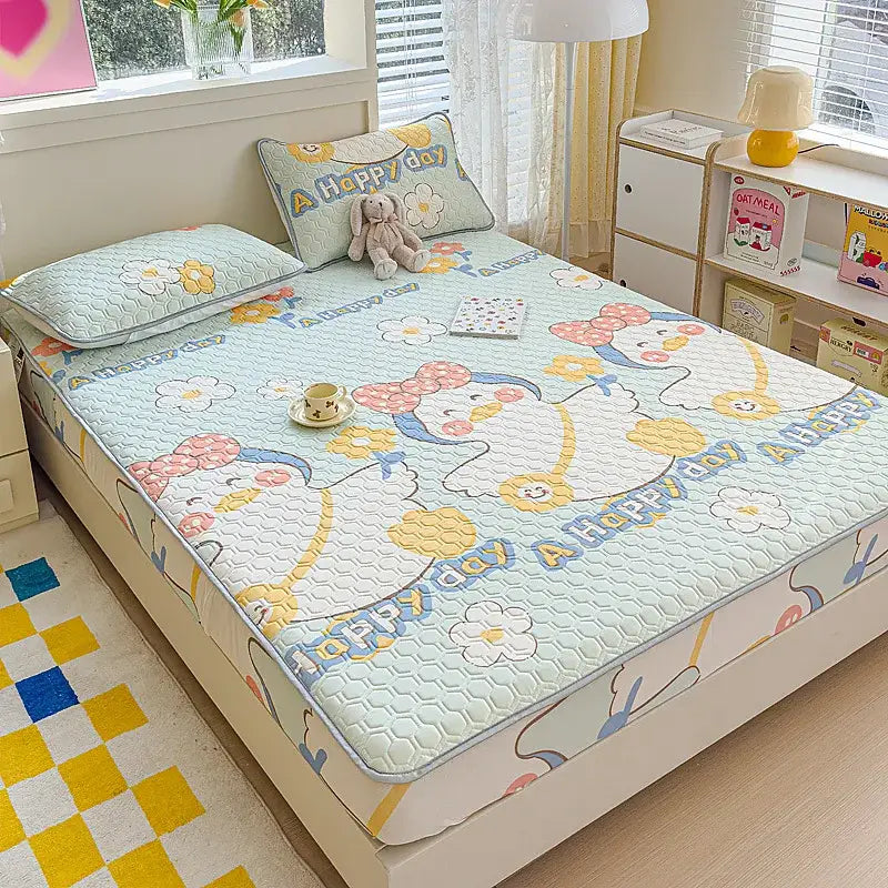 Latex Quilted Fitted Sheet