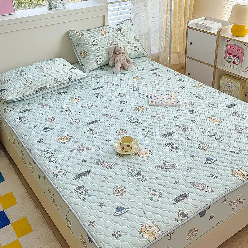 Latex Quilted Fitted Sheet