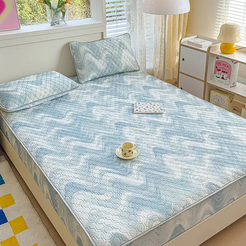 Latex Quilted Fitted Sheet