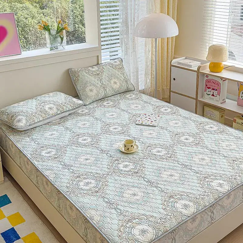 Latex Quilted Fitted Sheet