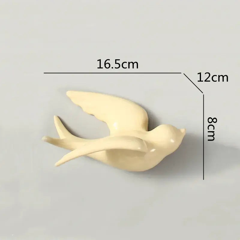 Ceramic Bird Wall Ornament