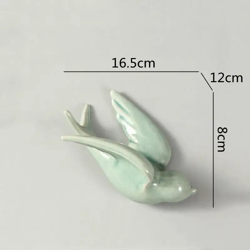 Ceramic Bird Wall Ornament