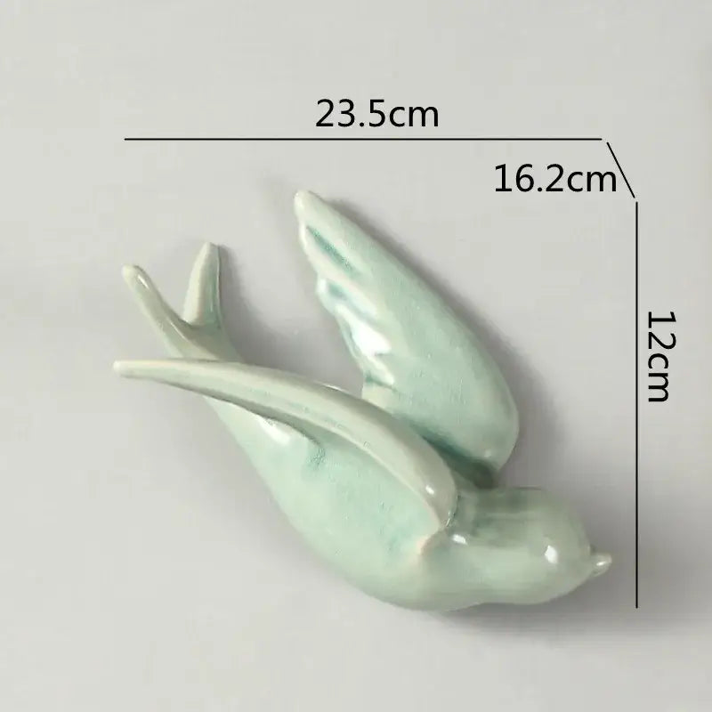 Ceramic Bird Wall Ornament