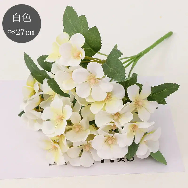 Silk Begonia Flower Decor