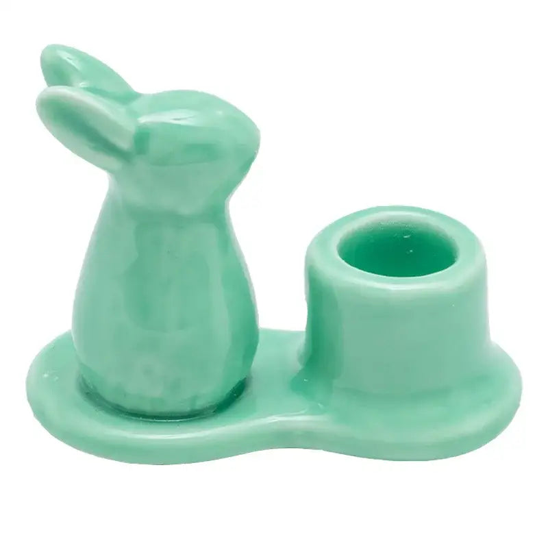 Ceramic Bunny Candle Holder
