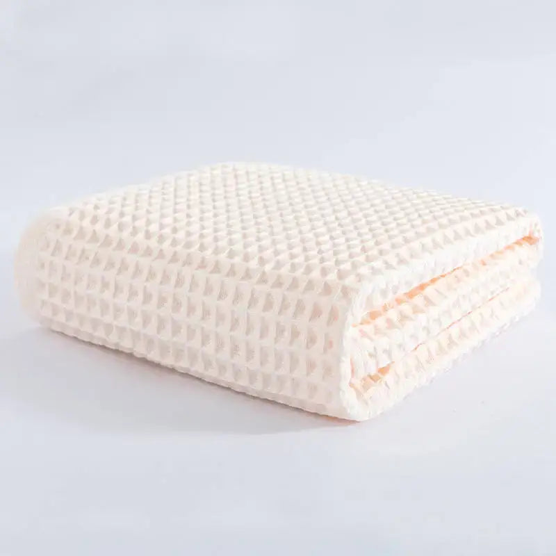 Pastel Cotton Waffle Towels