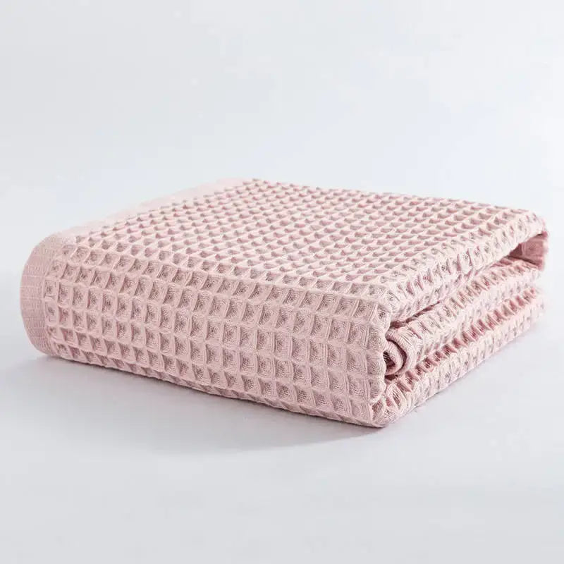 Pastel Cotton Waffle Towels
