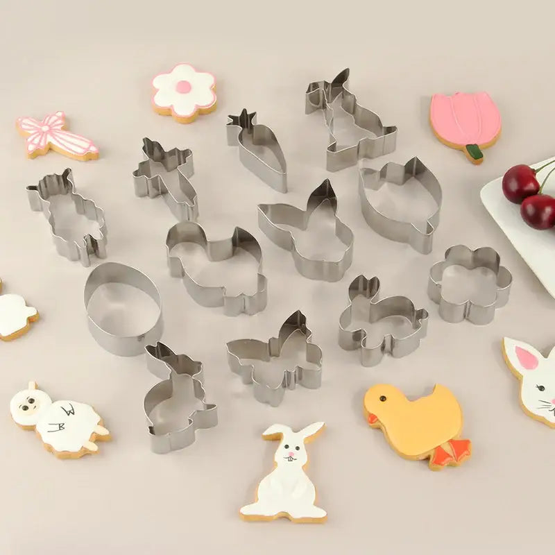 Pastel Steel Cookie Cutters