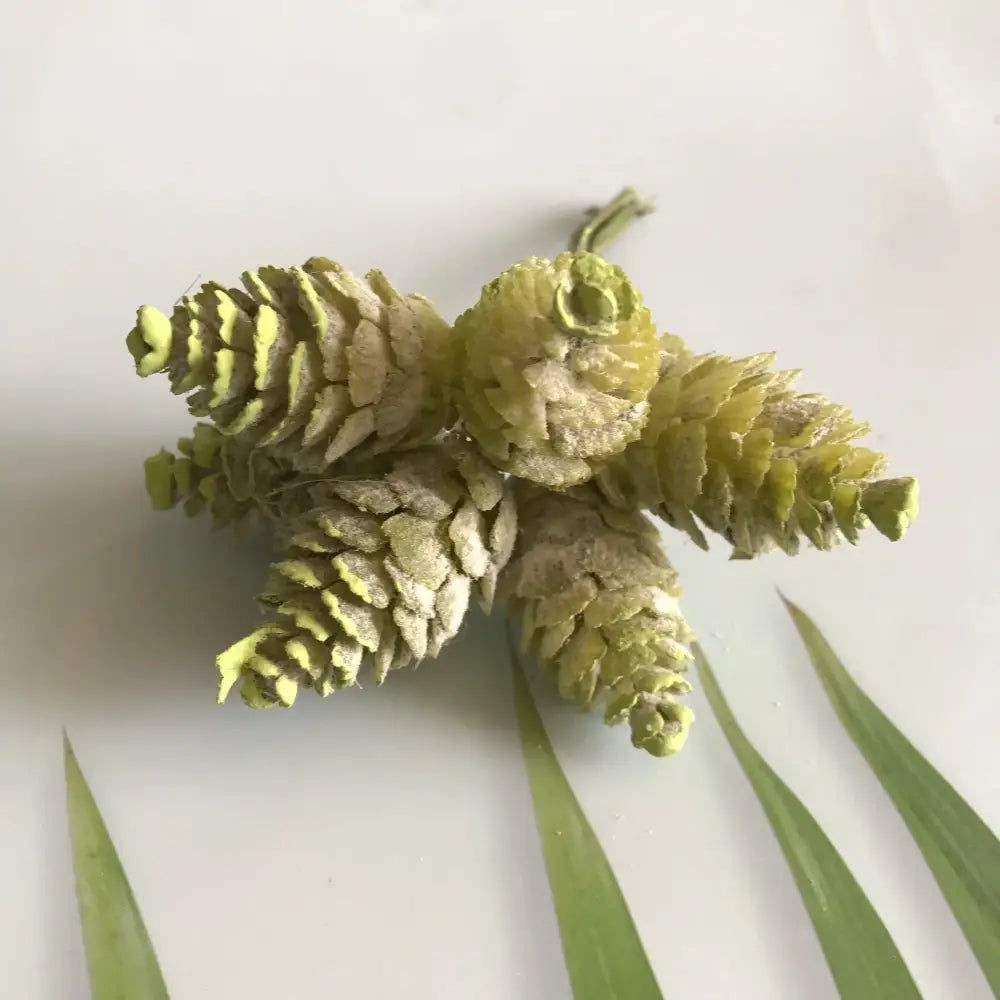 Pastel Pinecone Flower Wreath
