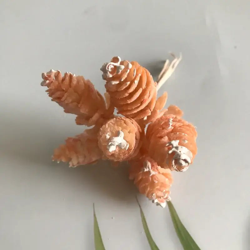 Pastel Pinecone Flower Wreath