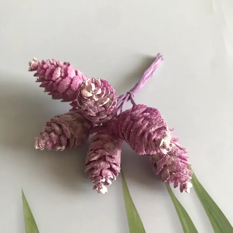 Pastel Pinecone Flower Wreath