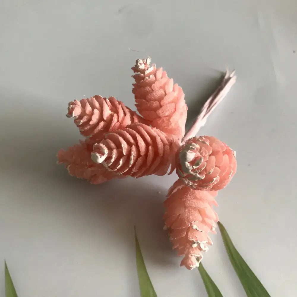 Pastel Pinecone Flower Wreath