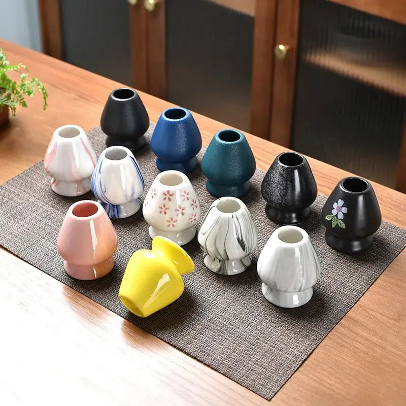 Pink Yellow Ceramic Stand