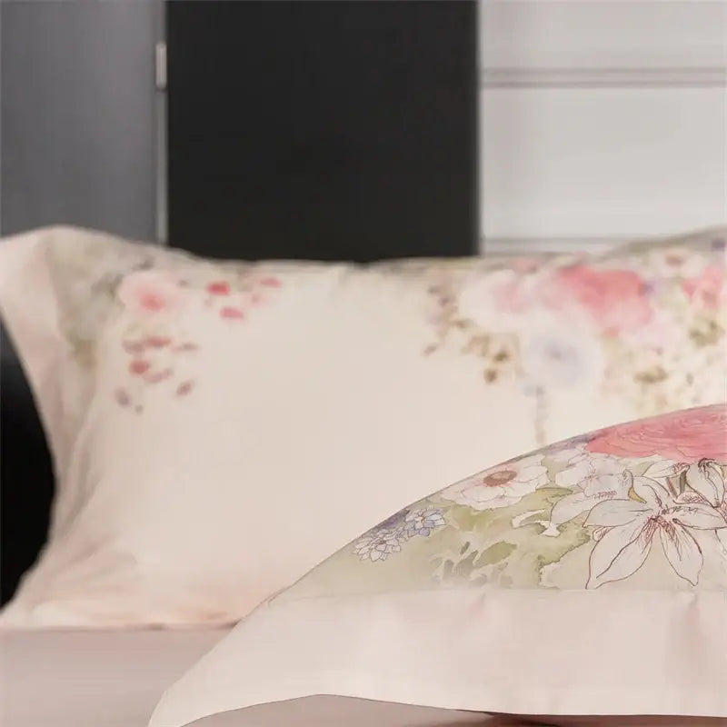 Pink Floral Egyptian Cotton Bedding