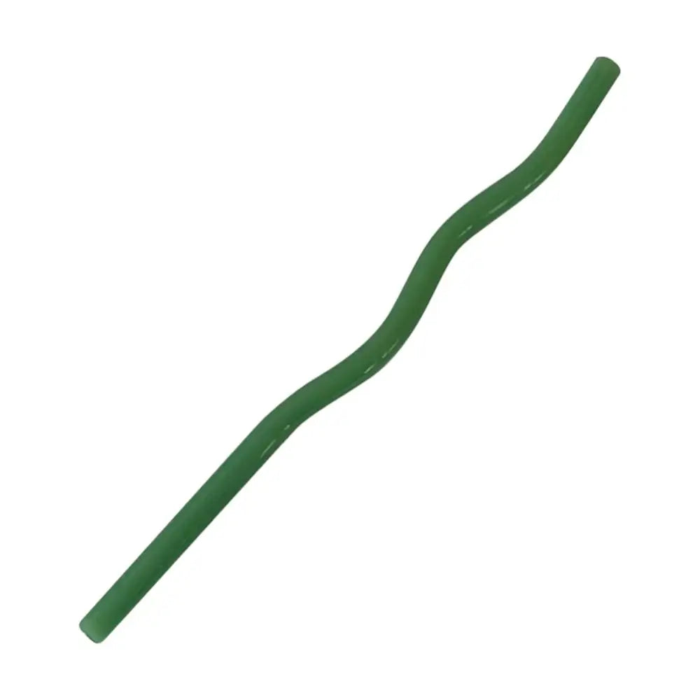 Ridged Glass Straws Set
