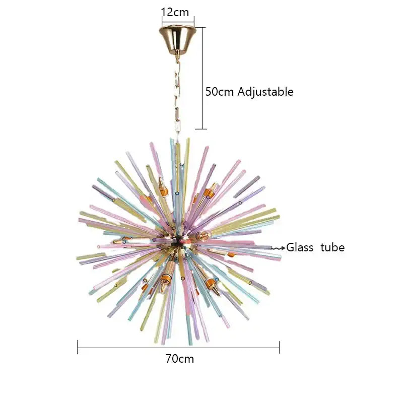 Dandelion Glass Pendant Light