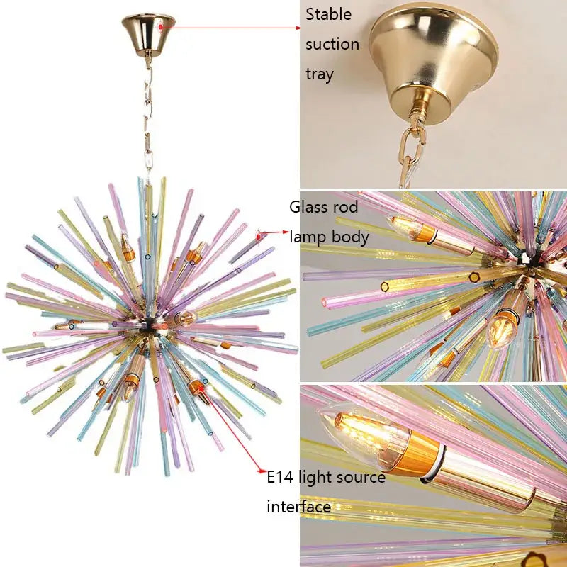 Dandelion Glass Pendant Light