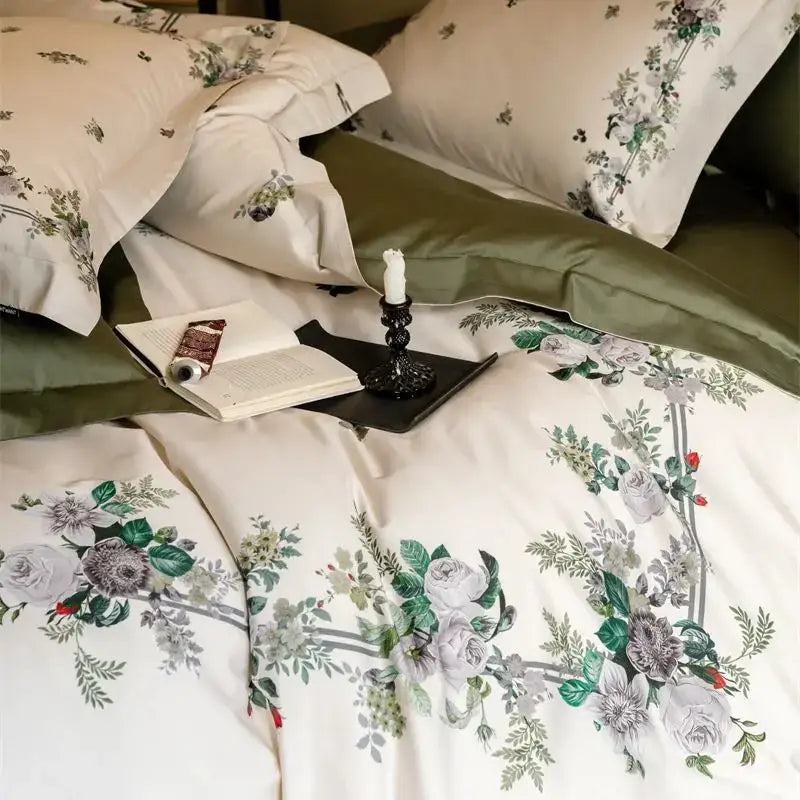 Green Egyptian Cotton Bedding