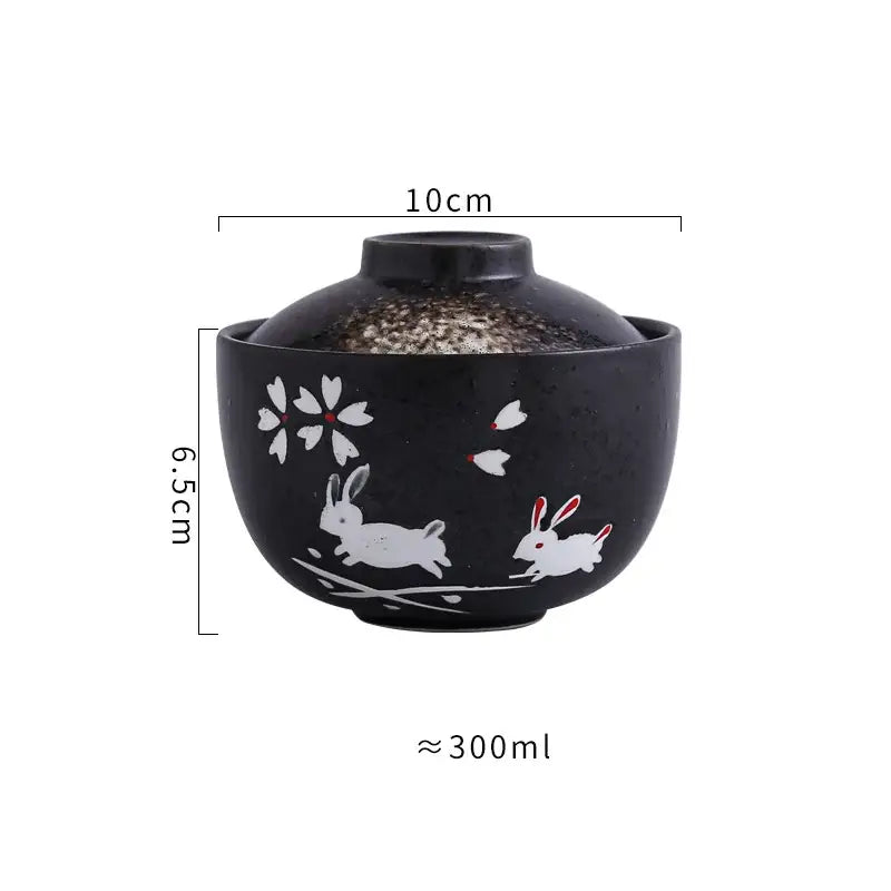 Blue Ceramic Stew Pot