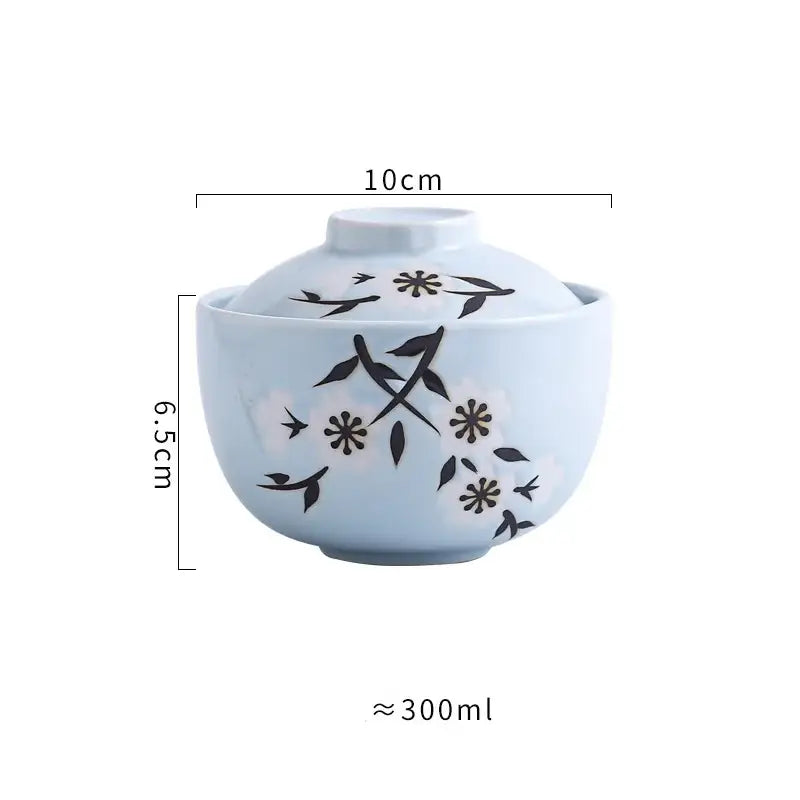 Blue Ceramic Stew Pot