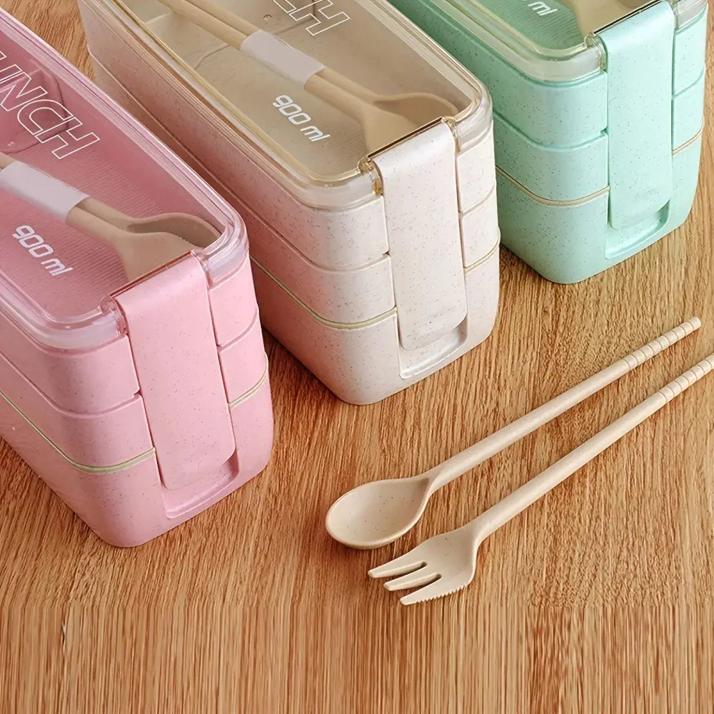 Pink Kids Bento Box