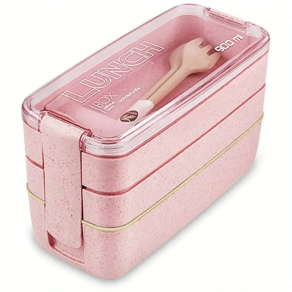 Pink Kids Bento Box