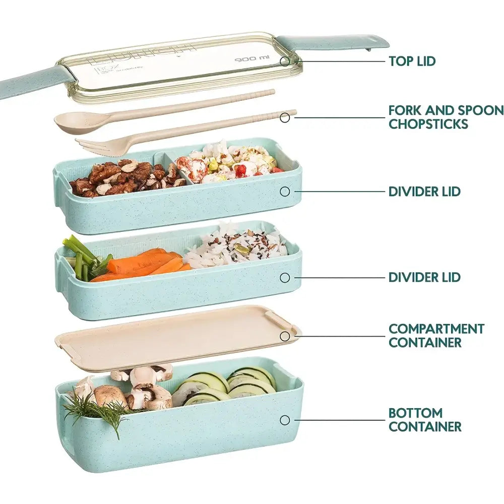 Pink Kids Bento Box