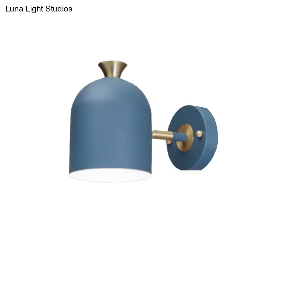 Pink Brass Macaron Wall Sconce